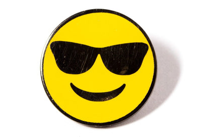 Smiley with Sunglasses emoji pin
