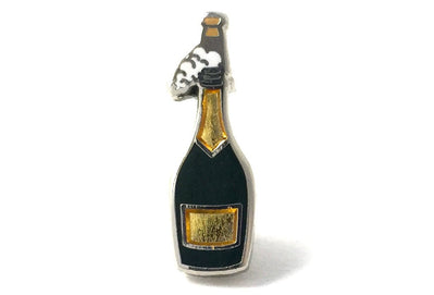 Champagne Bottle emoji pin