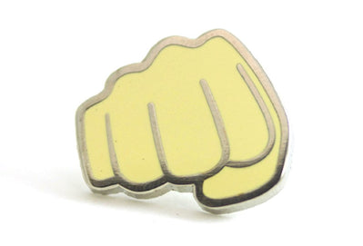 Fist bump emoji pin