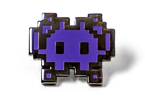 Space Invader emoji pin