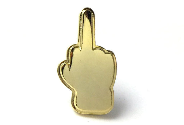 middle finger emoji pin
