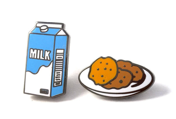 milk and cookies pins