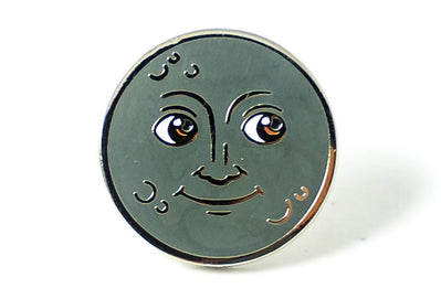 moon emoji pin