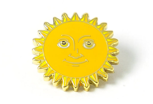 sun emoji pin